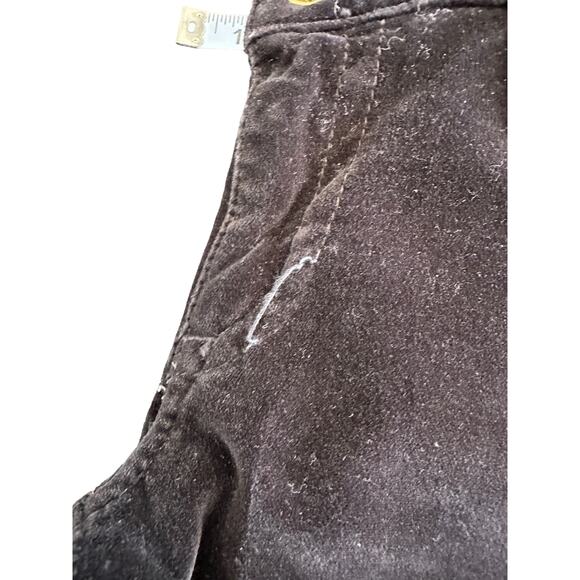 Robin's Jean Casual Black Velvet Studded Grunge Garbot Bootcut Pants Size 29 - Picture 10 of 13